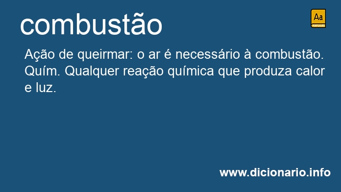 Significado de combusto