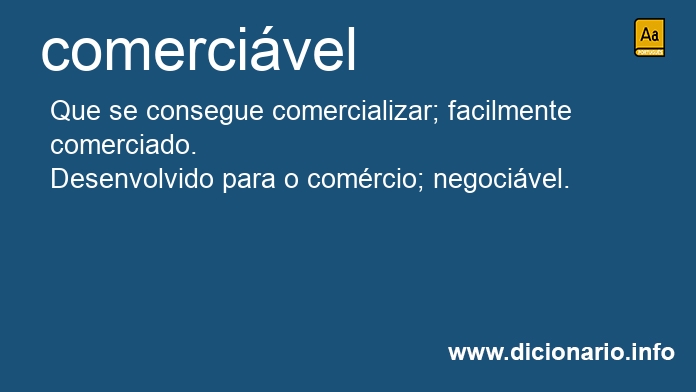 Significado de comercivel