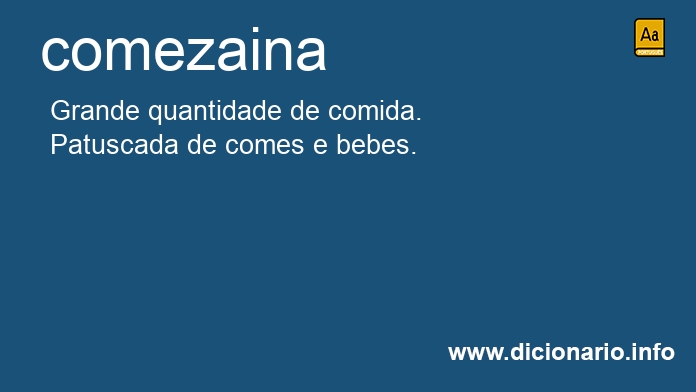 Significado de comezaina