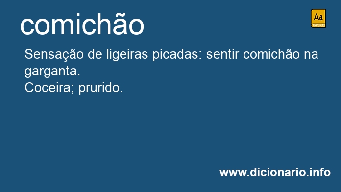 Significado de comiches