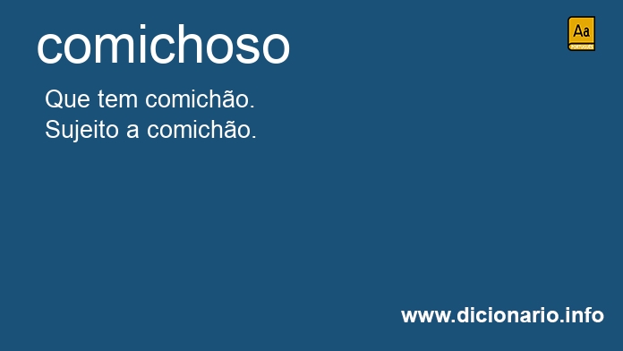 Significado de comichosa