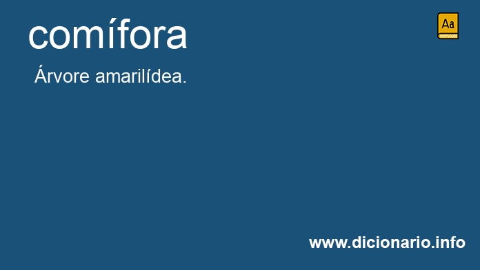 Significado de comfora