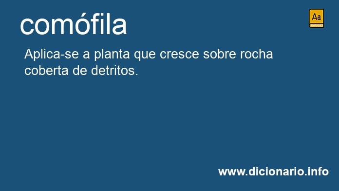 Significado de com�fila