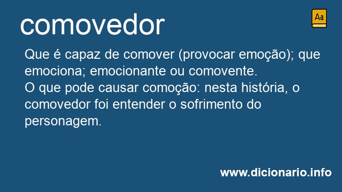 Significado de comovedor