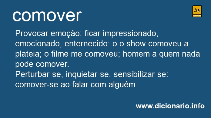 Significado de comover