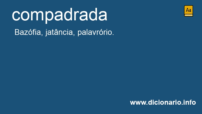 Significado de compadradas