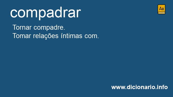 Significado de compadrou