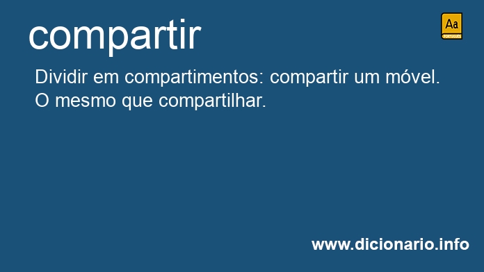 Significado de comparta