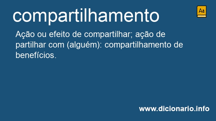 Significado de compartilhamento