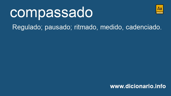 Significado de compassada