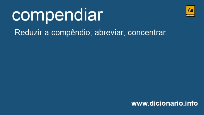 Significado de compendia