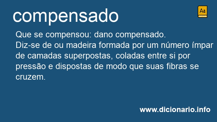 Significado de compensado