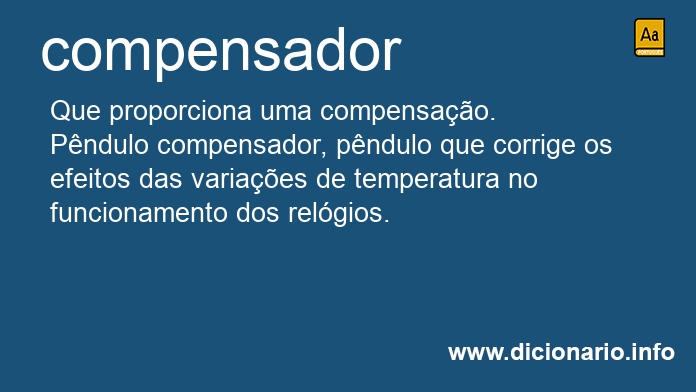 Significado de compensador
