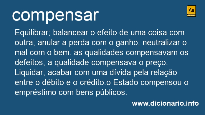 Significado de compensai