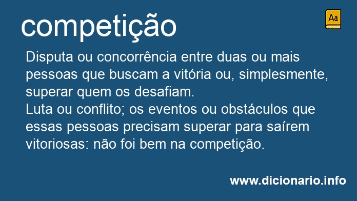 Significado de competios