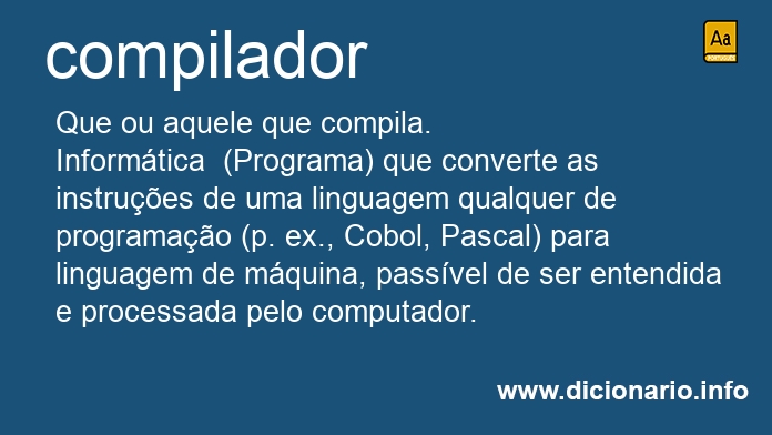 Significado de compilador