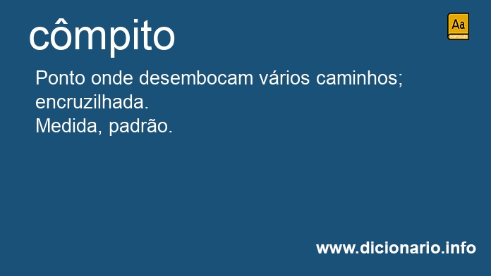 Significado de cmpitos
