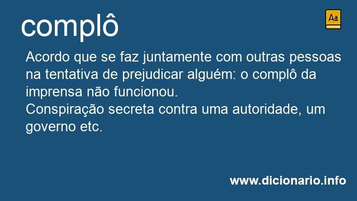 Significado de compl