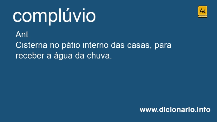 Significado de complvio