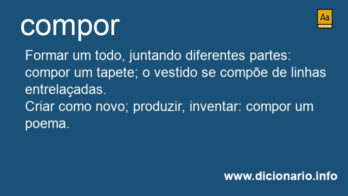 Significado de compors