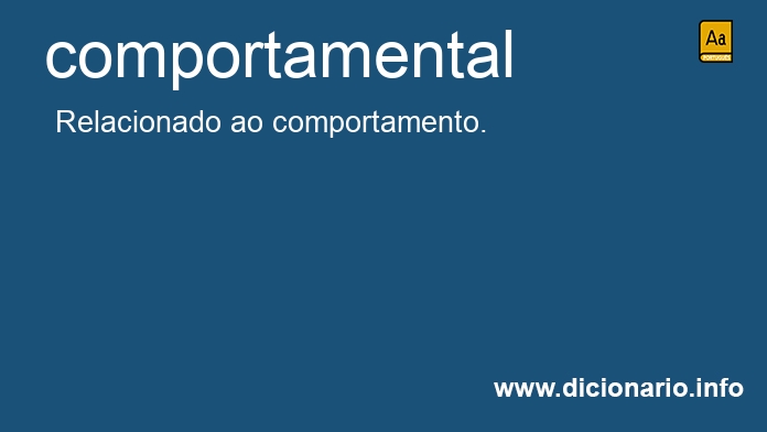 Significado de comportamental