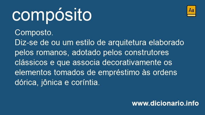 Significado de compsito