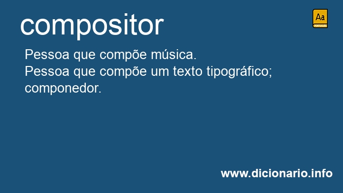 Significado de compositor