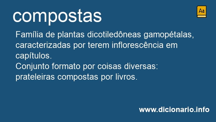 Significado de compostas