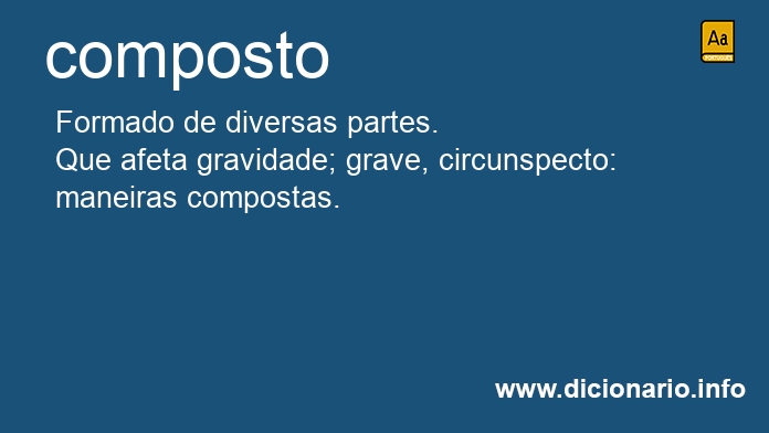 Significado de composto