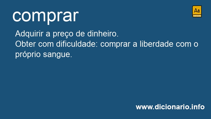 Significado de comprai