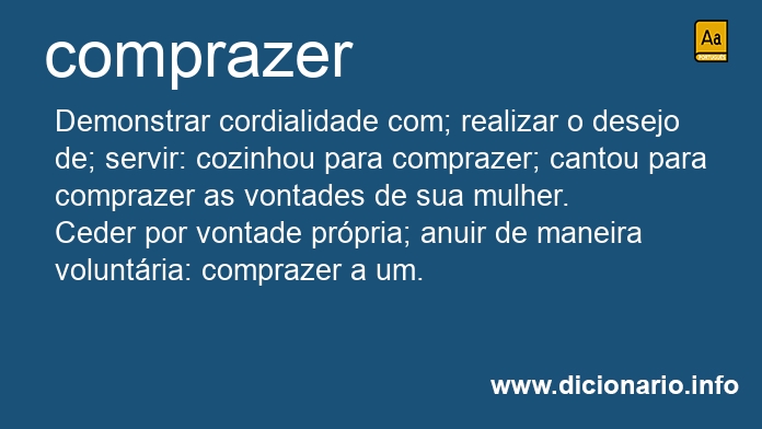 Significado de comprazais