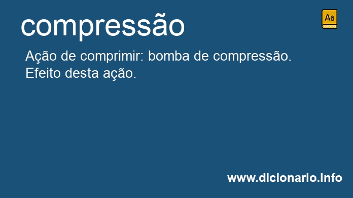 Significado de compresso