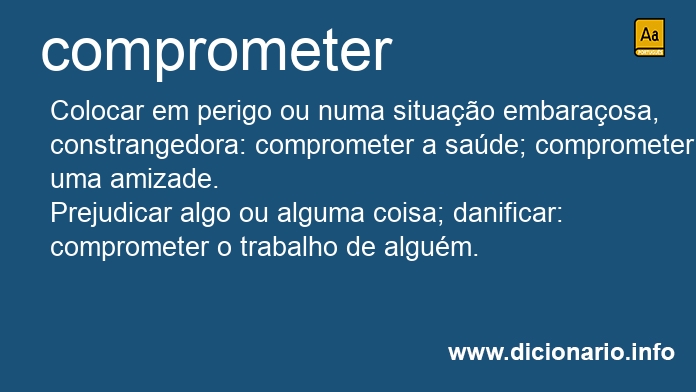 Significado de compromete