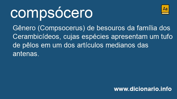 Significado de compscero