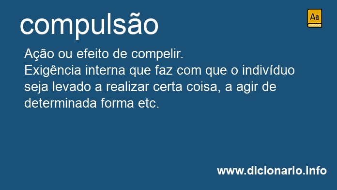 Significado de compulses