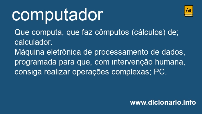 Significado de computador