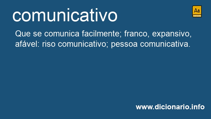 Significado de comunicativa