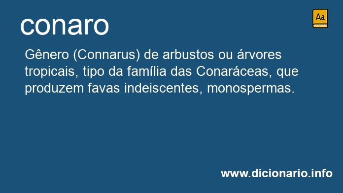 Significado de conaro