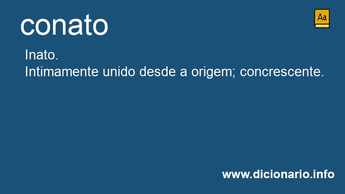 Significado de conata
