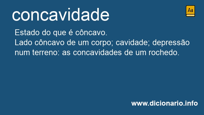 Significado de concavidade