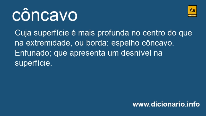 Significado de cncavos