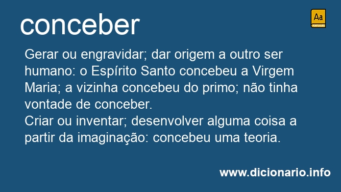 Significado de conceba