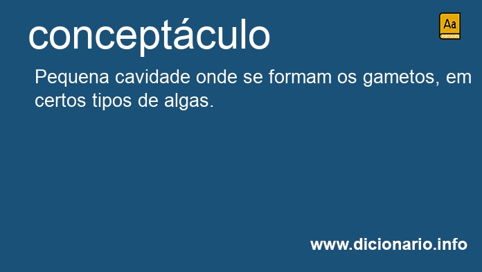 Significado de conceptcula
