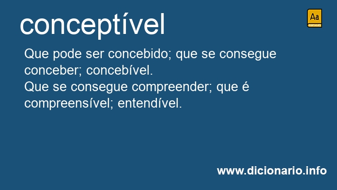 Significado de conceptvel