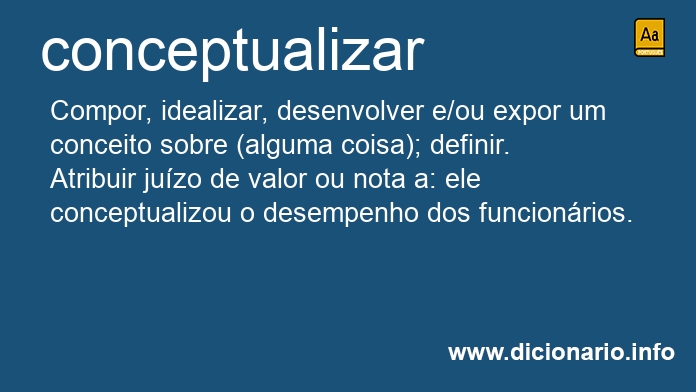 Significado de conceptualizar