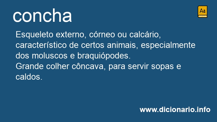 Significado de concha