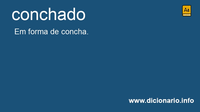 Significado de conchado