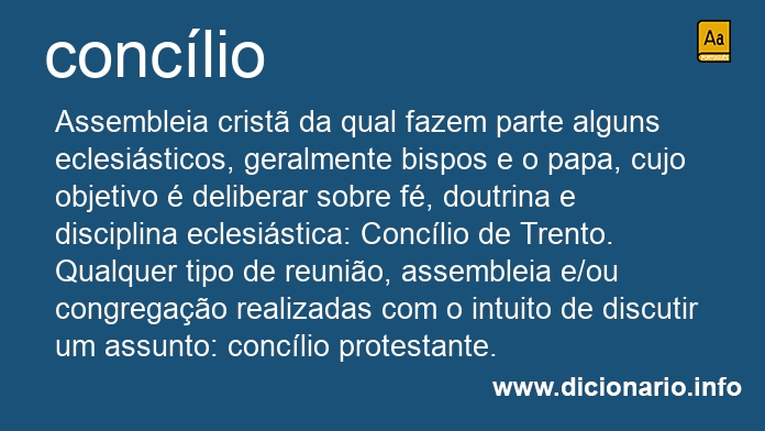 Significado de conclio