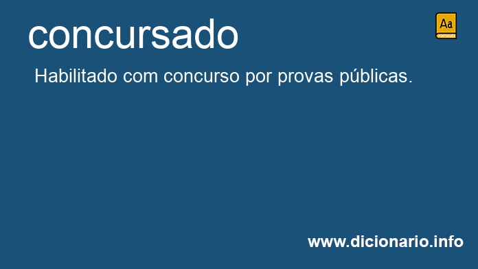 Significado de concursada