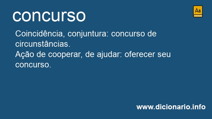 Significado de concurso